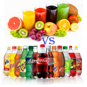 水果饮料vs软饮料
