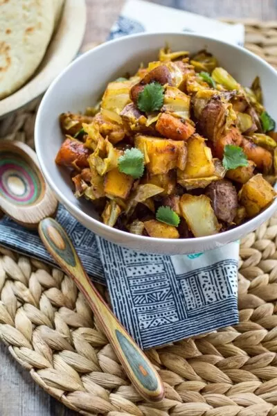 Atakilt Wat(香料卷心菜，胡萝卜和土豆)-非洲素食餐华体会足球俱乐部